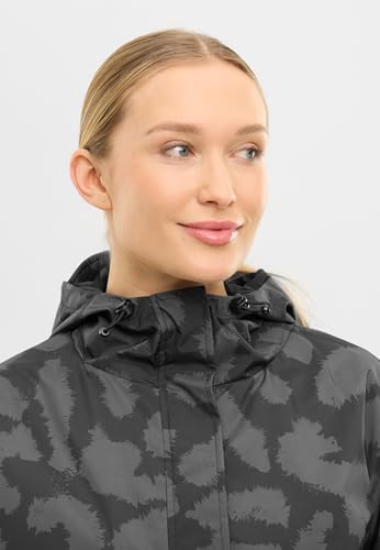 LARKSON Elin Rain Jacket for Men Women – Unisex Waterproof for Cycling Outdoor Festival – 10000 mm Water Column – Rain Jacket with Sealed Seams