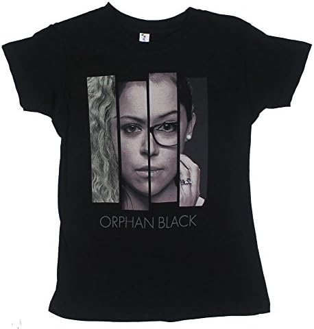 Four Faces - Orphan Black Juniors T-shirt: Junior Medium - Black