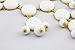 Color Bubble BIB Statement Fashion Necklace - Pure White