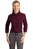 Port Authority Women's 3/4 Sleeve Easy Care Shirt