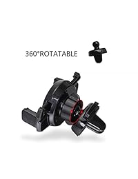 Soporte de teléfono para coche Car Air ventilación Mount soporte Universal de smartphones compatible con iPhone 7, 7 Plus se, 6S, 6 plus, 6, 5S 5 4S 4 Samsung Galaxy S6 S5 S4 LG Nexus, Huawei y más negro