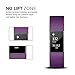 Fitbit Charge 2 Screen Protector (6-Pack), Jelly Comb 2 HD Clear Anti-Bubble Film Full Coverage Screen Protector for Fitbit Charge Smart Watch