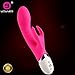 WOWYES rabbit vibrator, hand-held vibrator and clitoris massage of the anal toys, couples of the vibrator, dildo - pink