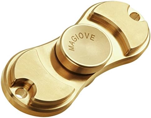 Fidget Spinner Toy Stress Reducer High Speed Pure Brass Metal, Perfect for Killing Time, Relieving Stress, ADHD, Anxiety.