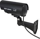 BW Dummy Camera Outdoor Indoor Fake CCTV Security Camera with Flashing Light view 4