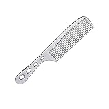 Lisin Hair Comb - Stainless Steel Professional Salon Hair Hairdressing Anti-static Barbers Comb (A)