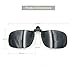 Besgoods Unisex Polarized Clip-on Flip up Sunglasses Plastic Lenses Glasses Sports Driving Fishing Cycling Outdoor