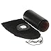 Black Leather Humidor Cigar Tube with Cedar Wood Interior (Includes Hygrometer & Long Humidifier) - Holds Up To 5 Cigars (depending on cigar type)