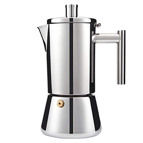 CSDY-Mokka Pot Espressokocher - Edelstahl Italienische Mokka Kanne Induktionsherd, Gas, Keramik, Elektrik Ohne Aluminium…
