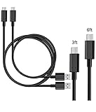 Winsword USB C Cable,[2-Pack 3ft & 6ft]USB 3.1 Type C to USB 2.0 Cable Sync & Charging for Samsung Galaxy S8,MacBook 12
