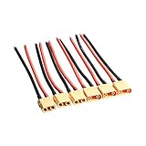 XT90 Connector Male Female Adapater for Battery ESC and Charger Lead for RC Car Truck Drone Quadcopter Brushless Motor FPV Battery (3 Pairs)