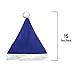 Windy City Novelties (12 Pack) Blue Felt Christmas Santa Hats