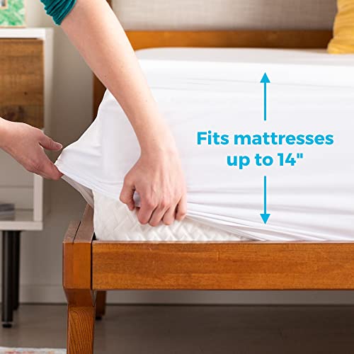 Linenspa Waterproof Smooth Top Premium Twin Mattress Protector