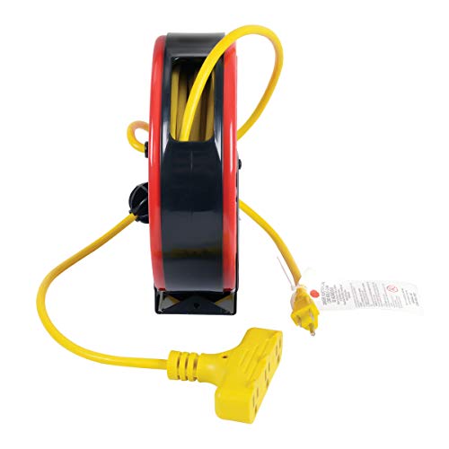 ReelWorks Heavy Duty Extension Cord Reel (Mini 16AWG x 30 FT) - Thumbnail 6