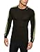 Helly Hansen Men's LIFA Stripe Performance Long Sleeve Crewneck Thermal Baselayer Top, 997 Black, Large