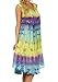 Sakkas 605 Desert Sun Caftan Dress / Cover Up - Green / Purple - One Size