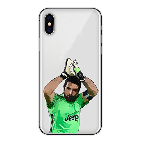 Bap Store Soccer Silicone Protective Transparent Thin Case Compatible with iPhone 6 Plus / 6s Plus (46)