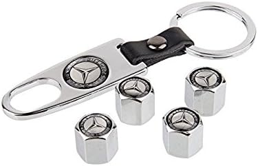 Katheriney Car Wheel Airtight Tyre Tire Stem Air Valve Caps for Mercedes-Benz x 4 k
