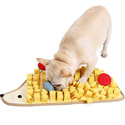 SoSoCute Hedgehog Snuffle Dog Mat Interactive Feed Game Toy
