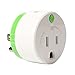NEO Z-Wave Plus Smart Mini Plug Z-Wave Outlet With Timing and Energy Monitoring Home Automation, Work with Wink, SmartThings, Vera, Fibaro & more, Green (1PK)