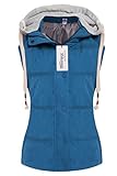Meaneor Women's Padded Puffer Active Bodywarmer Vest Hooded Sleeveless Coat