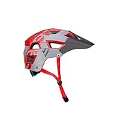 7iDP M5 Helmet Grey/Metallic Dark RED S/M