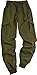 Mens Cotton Twill Cargo Pocket Jogger Pants, 1912