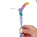 12 pieces Large Size Amazing Led Light Slingshot Arrow Rocket Helicopter Flying Toy Party Fun Gift Elastic