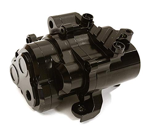 Integy RC Model Hop-ups C28394BLACK Billet Machined Alloy Center Gearbox for Traxxas TRX-4 Scale & Trail Crawler