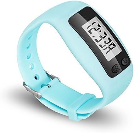 Bereezy Pedometer, Fitness Step Counter Multi-Function Portable Pedometer for Walking Running Distance Step Tracker