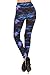 Leggings Depot High Waisted Floral & Space Print Leggings for Women-Full Length-R553, Galaxy, One Size