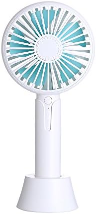 VANCTech Personal handheld Fan, Mini Protable Desk Table Fan USB Rechargeable Battery Operated with Dock and Aromatherapy Function Perfect for Home, Office, Travel accessories (3 Adjustable Speed,