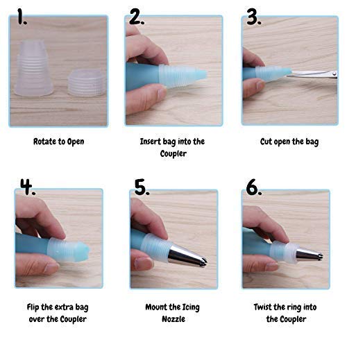 image for Baker's Dozen 41pc Piping Bags-Cake Decorating SuppliesCake Decorating