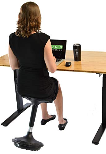 Uncaged-Ergonomics-wobble-sgabello-2-altezza-regolabile-in-altezza-Active-seduta-sedia-da-ufficio-ergonomico-in-piedi-da-tavolo-sgabello-girevole-nero-wsr-b