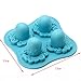Mini Kitchen Mold Ice Tools Mold Octopus Mold Silicone Chocolate Ice Mould color random Diy Freeze Bar