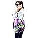 HP95(TM) Women's Bohemian Style Batwing Sleeve Chiffon Beach Loose Shirt (#Purple,X-Large)