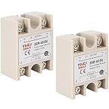 BlueStars 2PCS Solid State Relay SSR-40DA DC to AC