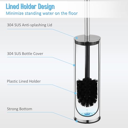 bgl 304 Stainless Steel Round Toilet Brush Holder