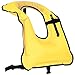 Faxpot Men/Women Snorkel Vest Adult Inflatable Snorkeling Jacket for Diving Swimming Safety