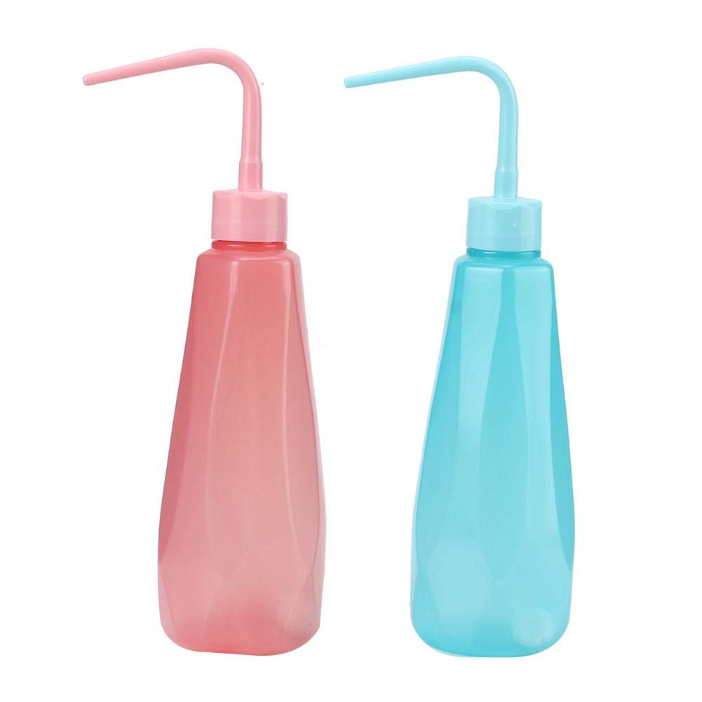 2Pcs Flower Watering Bottles Plant Water Can Succulents Pot Squeeze Bottle Garden Tool 480ML with 2