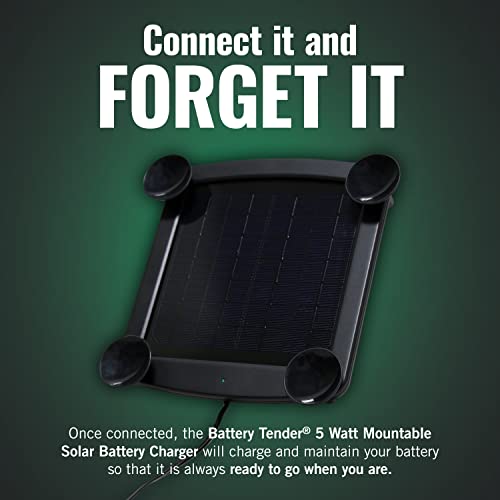 Battery Tender 5 Watt 12 Volt Solar Panel Charger and Maintainer with
