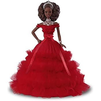 Hallmark Keepsake Christmas Ornament 2018 Year Dated, African American Holiday Barbie Doll Ornament