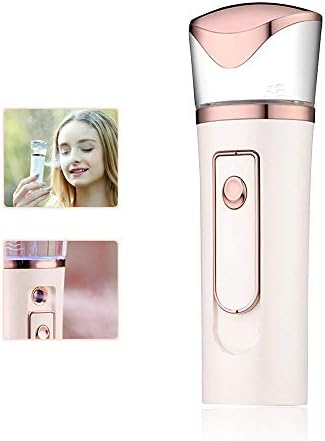 Portable Nano Face Spray Moisturizing Skin Sprayer Mists Eyelash Lash Nebulizer Machine Water Meter Facial Mini Hydrating Beauty Device USB Rechargeable