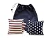 8 Standard Corn Filled Cornhole Bags made with Regulation Duck Cloth (Tote Bag Included)