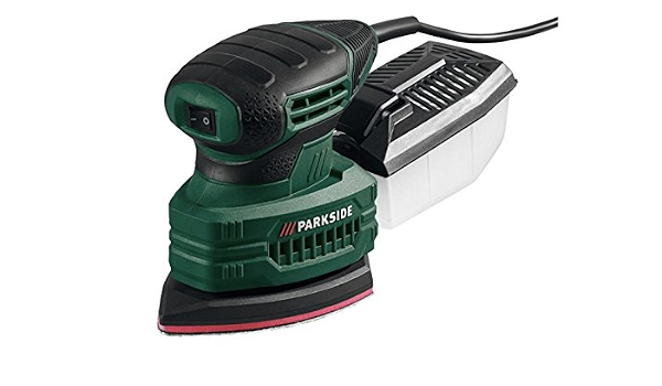 Parkside® Mano Amoladora PHS 160 D4 (160 W, de lijado de 140 x 140 x 100  mm, recogedor de polvo caja, incluye 3 x lija 80/120/180) : Amazon.es:  Bricolaje y herramientas