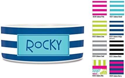 Personalized Dog or Cat Food Water Bowl With Name, Monogram Pet Lover, Design Your Own