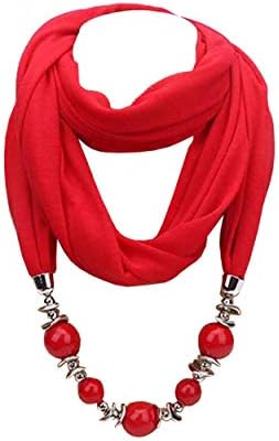 Beads Pendant Round Neck Collar Necklace Neckerchief Scarf Necklaces Women Ethnic Jewelry Vintage Accessories