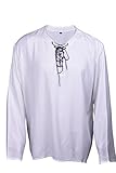 GothikShop Men's Casual Summer Pirate Shirt Medieval Hippie Costume
