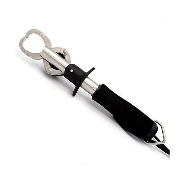 Sportsun-Portable-Fish-Lip-Grabber-Gripper-Tool-Fish-Holder-Stainless-Steel-Fishing-Tackle-up-to-15kg-Color-Black