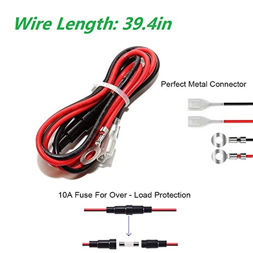 2 Pack Cigarette Lighter Socket Car Marine Motorcycle ATV RV Lighter Socket Power Outlet Socket Receptacle 12V Waterproof Plug - Thumbnail 5